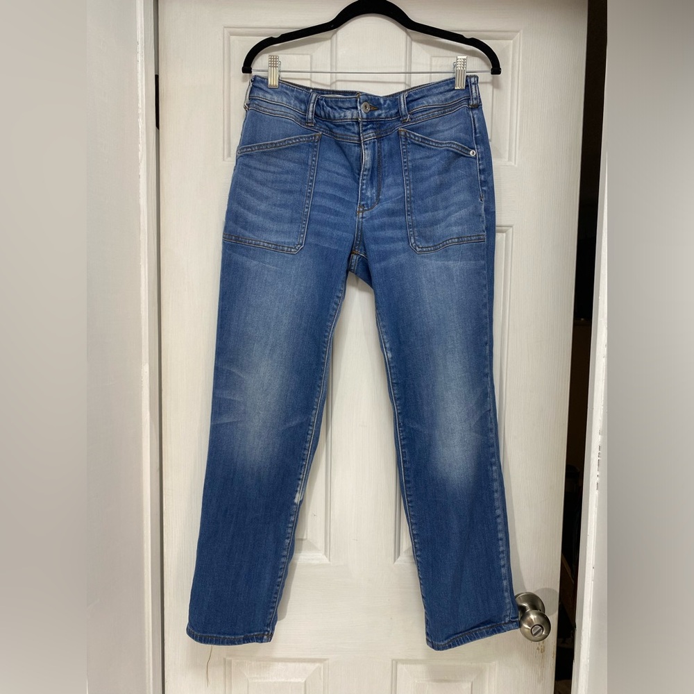 Pilcro and the letterpress by Anthropologie front pocket slim boyfriend jeans